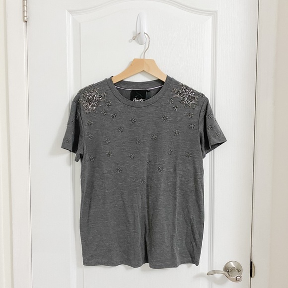 NANETTE Nanette Lenore Embellished Tee - Picture 1 of 4